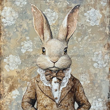 Easter Sign, Cute Bunny,, DCO-12764, Sign For Wreath, 10x10